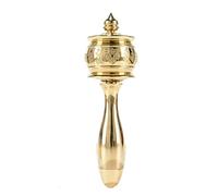 Regalos de meditación, budismo para principiantes Rueda de oración de mano Rueda de oración budista Rueda de oración budista, Rueda de oración tibetana Exquisita y duradera para de