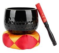 Regalos de meditación, juego cuencos tibetanos hechos a mano, sonido for yoga y atención plena, exquisitos, accesorios(5inches)