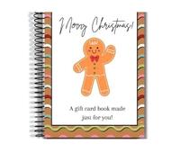 Regalos de Navidad para adolescentes, cuaderno de Navidad (D)