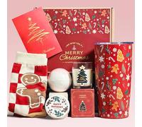 Regalos de Navidad para mujeres, regalos únicos de Navidad para profesores, compañeros de trabajo, empleados, hermanas, mejores amigas, mamá, esposa, cestas de regalo de Navidad para mujeres, juego de