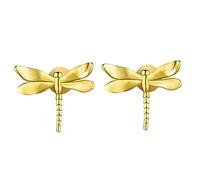 ✦ Regalos de Navidad ✦Springlight Pendientes de Plata 925 Pendientes Dulces Pequeños Pendientes Libélula Pendientes Hechos a Mano: Pendientes Joyas Mujer Regalos para Mujeres Pendientes para Mujer