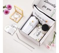 Regalos de nuevos comienzos para mujeres, regalos de despedida para compañeros de trabajo, despedida, caja de regalo para empleados, amigos, despedida, buena suerte, graduación, divorcio, nuevo hogar,