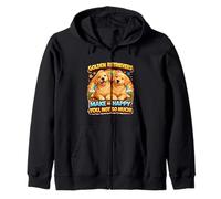 Regalos de Perro de Dibujos Animados Golden Retrievers Cute Retriever Dogs Sudadera con Capucha
