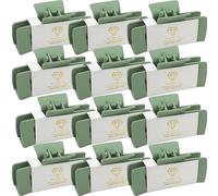 Regalos de propuesta de dama de honor - Pinzas grandes mate para el pelo (12 piezas) para recuerdos de fiesta de boda, despedida de soltera, adolescentes (verde salvia)