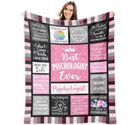 Regalos de psicólogo, regalos de terapeuta, regalos de psicólogo para mujeres, regalos de salud mental, regalos de psicólogo escolar para mujeres, regalos de graduación de psicología, manta de