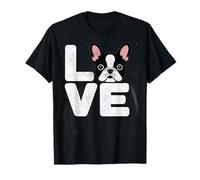 Regalos de San Valentín de Frenchie Frenchie French Bulldog Dog Hearts Love Camiseta