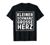 Regalos de San Valentín Kleiner Schwanz große Herz lustige Camiseta