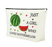 Regalos de sandía para mujer, bolsa kit maquillaje de sandía, regalos de amor de sandía para niñas, regalos temáticos de sandía, regalo para amantes de las frutas, regalo para hija, amiga