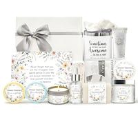 Regalos de spa para mujer, 10 unidades, regalos para el día de la madre, cestas de regalo de feliz cumpleaños, kit de spa relajante para Navidad, juego de baño, paquete de cuidado personal, caja de