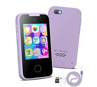 Regalos de teléfono inteligente para niñas de 6 a 8 años, teléfono celular de juguete con pantalla táctil y múltiples aplicaciones, tarjeta TF 8G para aprender y jugar