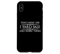 Regalos de Venta de Patio | I Yard Sale and I Know Things Funny Garage Carcasa para iPhone XS MAX