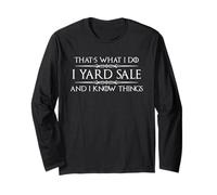 Regalos de Venta de Patio | I Yard Sale and I Know Things Funny Garage Manga Larga