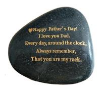 Regalos del Da del Padre de hija o hijo - Da de los padres felices Te amo Pap todos los das durante todo el da Recuerda que eres mi roca - Roca