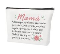 Regalos día de La Madre, Regalo Mama, Lona Maquillaje Bolsa Cosmetica Bolso Neceser Regalos para Madres Mamá Cumpleaños Navidad Aniversario de Semana Santa Mujer Idea