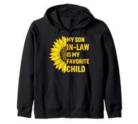 Regalos divertidos de humor familiar con texto en inglés "My Son In Law Is My Favorite Child" Sudadera con Capucha