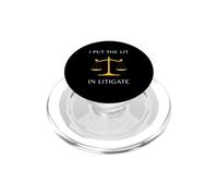 Regalos Divertidos para el Abogado I Put The Lit In Litigate Lawyer PopSockets PopGrip para MagSafe