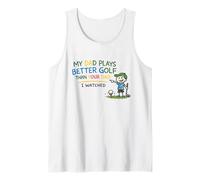 Regalos Divertidos para golfistas de papá Juega Mejor Que tu papá Camiseta sin Mangas