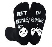 Regalos divertidos para hombres y hombres, calcetines personalizados, regalo de jugador, calcetines divertidos para jugar, regalos de cumpleaños, para hombres, niños, adolescentes, niños, hijo, amigo