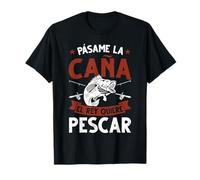 Regalos Divertidos Pescadores Hombre Camiseta Manga Larga S Camiseta Pescador El Rey Quiere Pescar Negro
