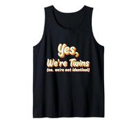 Regalos fraternos a Juego para Hermanos, Hermanos, Gemelos, Hermanos, Gemelos Camiseta sin Mangas