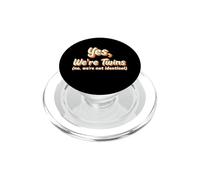 Regalos fraternos a Juego para Hermanos, Hermanos, Gemelos, Hermanos, Gemelos PopSockets PopGrip para MagSafe
