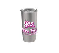Regalos fraternos a juego para hermanos, hermanos, gemelos, hermanos, gemelos Vaso térmico de acero inoxidable de doble pared