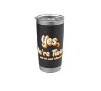 Regalos fraternos a juego para hermanos, hermanos, gemelos, hermanos, gemelos Vaso térmico de acero inoxidable de doble pared