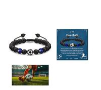 Regalos Futbol Niños Pulseras,8-12 Añoos Niño Cumpleaños Fútbol Pulsera Detalles,Football Entrenador para Adolescentes Chicos Regalo,Fiestas Personalizado Adolescente Chica Futbo Inspirational Gifts