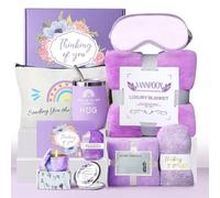 Regalos Get Well para mujeres, cesta de regalo pensando en ti, paquete único de cuidado personal, juego de regalo de spa relajante, caja de regalo de cumpleaños para mujer, regalos del día de la madre