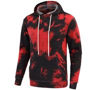 Regalos Gimnasio y Sudaderas de Polar NuBlend para Hombre de Mezcla de Algodón Tallas S 3X Sudadera Cremallera Roja, Rojo-3, XXL