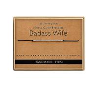 Regalos inspiradores para mujer, pulseras con código morse para mujer, pulsera divertida para amigas, regalo divertido para mujer, pulsera de plata de ley para mujer, 36 cm, 100%, No es una piedra