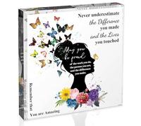 Regalos inspiradores para mujeres, amigas, cumpleaños, regalos de agradecimiento de despedida para compañeros de trabajo, amigas, enfermeras, profesores, consejeras, jefas, hermanas