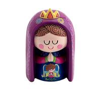 REGALOS LLUNA Virgencita Plis Manto Morado Figura 10 cm. guananonli Imagen Nuestra Señora de Guadalupe Resina