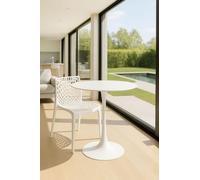 Regalos Miguel - Estilo Nórdico - Mesa Kolio 80 cm - Blanco