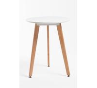 Regalos Miguel - Estilo Nórdico - Mesa Synk Redonda 60 cm - Blanco