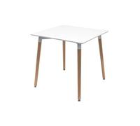 Regalos Miguel - Estilo Nórdico - Mesa Tower Cuadrada 70 cm - Blanco