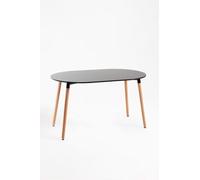 Regalos Miguel - Estilo Nórdico - Mesa Tower Ovalada 130 x 80 cm - Negro