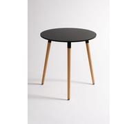 Regalos Miguel - Estilo Nórdico - Mesa Tower Redonda 80 cm - Negro