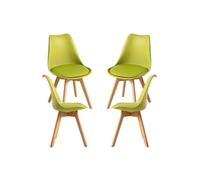 Regalos Miguel - Pack 4 Sillas Synk Basic - Verde Claro