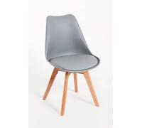 Regalos Miguel - Packs Sillas Comedor - Pack 2 Sillas Synk Basic - Gris Claro