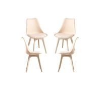 Regalos Miguel - Packs Sillas Comedor - Pack 4 Sillas Synk Suprym - Beige