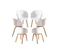 Regalos Miguel - Packs Sillas Comedor - Pack 6 Sillas Hema - Blanco