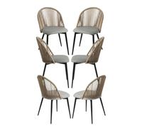 Regalos Miguel - Packs Sillas Comedor - Pack 6 Sillas Misal - Gris Oscuro