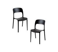 Regalos Miguel - Packs Sillas Jardín - Pack 2 Sillas Inis - Negro