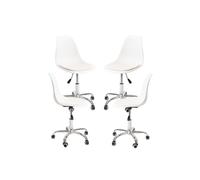 Regalos Miguel - Packs Sillas - Pack 4 Sillas Dami Office - Blanco