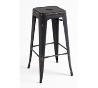 Regalos Miguel - Packs Taburetes Altos - Pack 2 Taburetes Torix Vintage - Negro Vintage