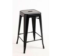 Regalos Miguel - Packs Taburetes Bajos - Pack 4 Taburetes Torix Bajos - Negro Mate