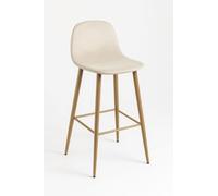 Regalos Miguel - Packs Taburetes Cocina - Pack 2 Taburetes Teok Terciopelo - Beige