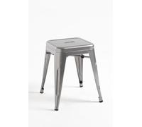 Regalos Miguel - Packs Taburetes Pequeños - Pack 6 Taburetes Torix Pequeños - Gris Metalizado