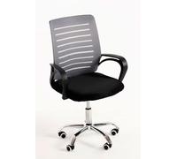 Regalos Miguel - Silla de Escritorio Gris Visi - Máxima Ergonomía - Ideal para Escritorio y Gaming